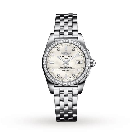 breitling damenuhr galactic 29|Breitling Galactic 29 Sleek Mother of Pearl Diamond .